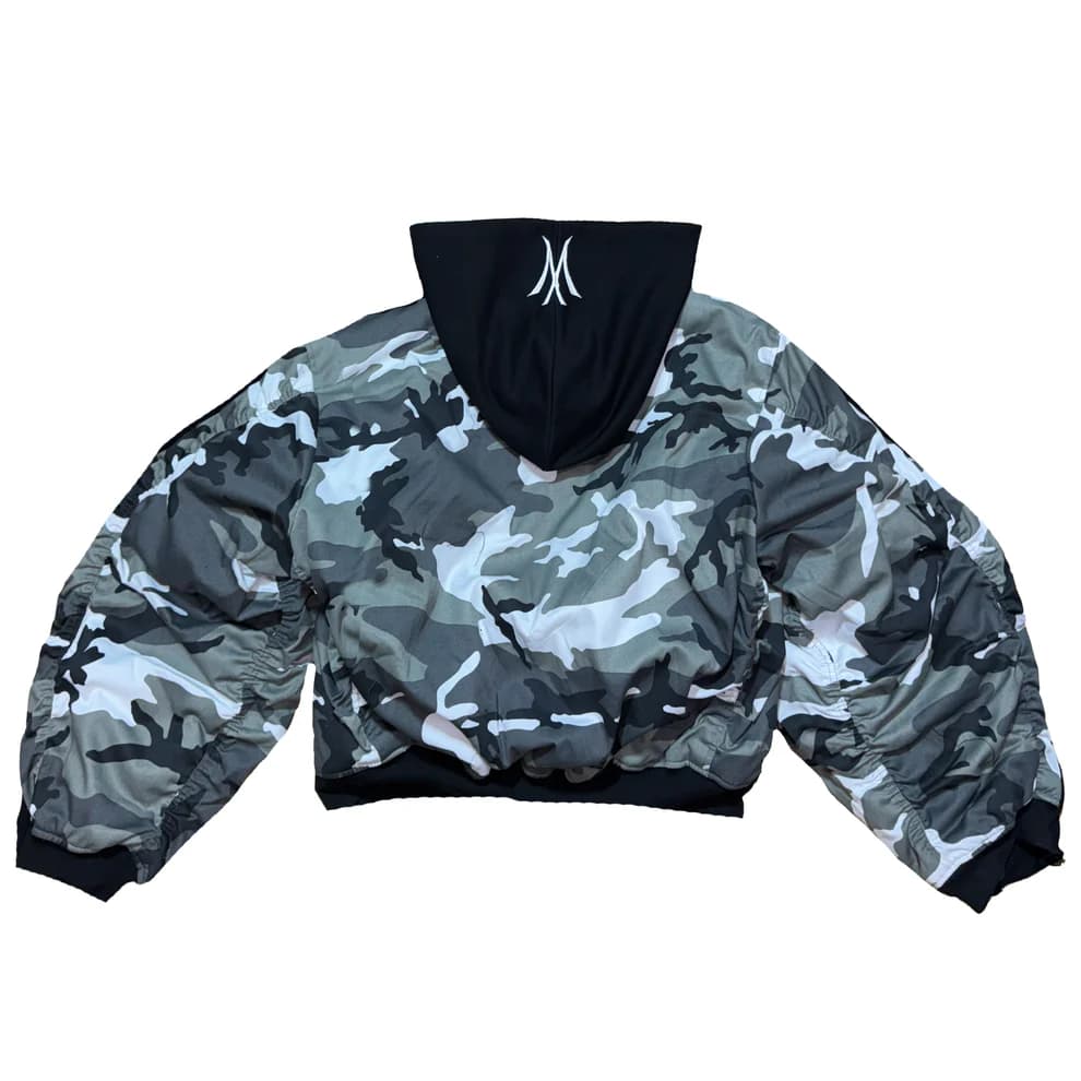 REGULAR ARCTIC CAMO BOMBER JACKET bd"mx" - view 2