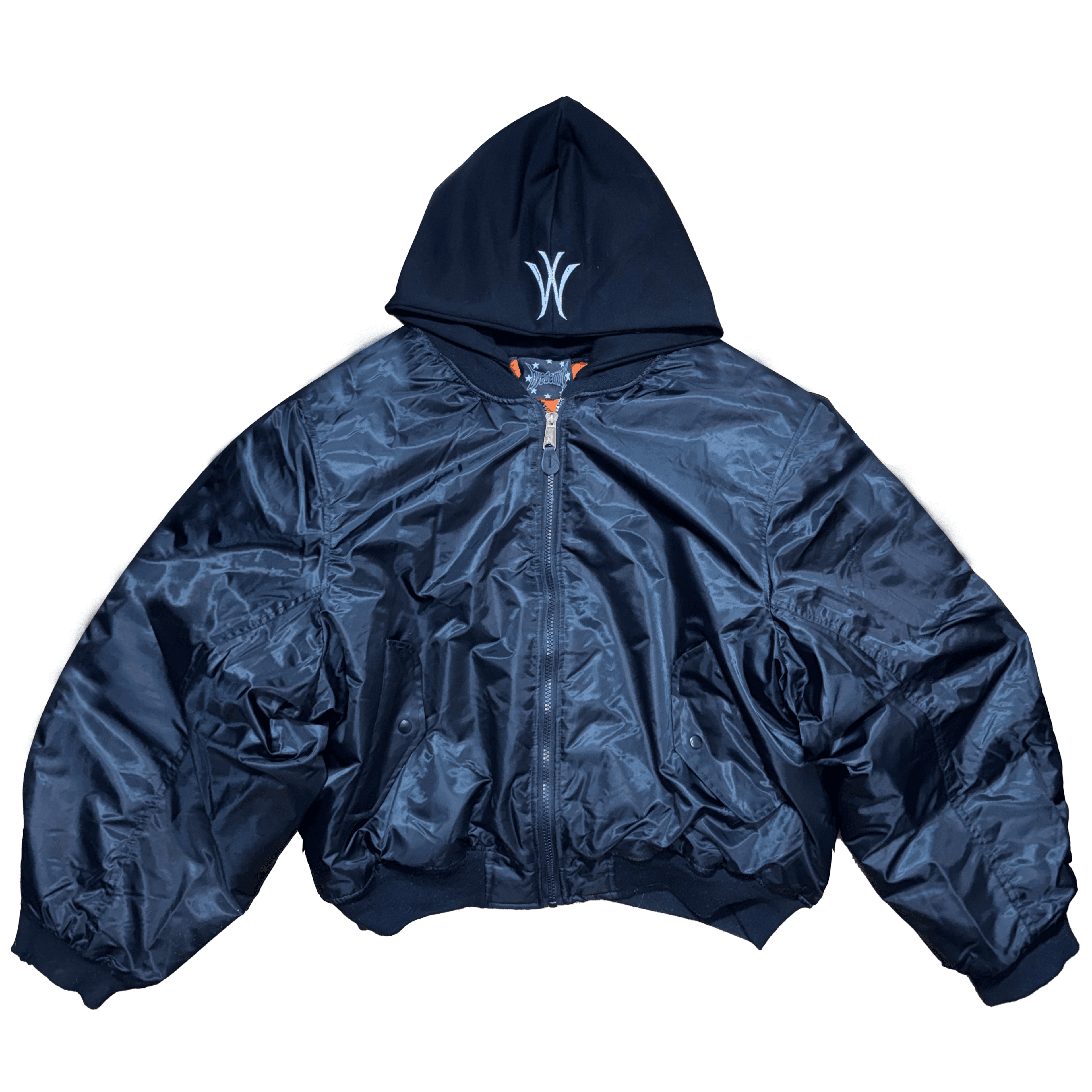 REGULAR BLACK BOMBER JACKET bd"mx"