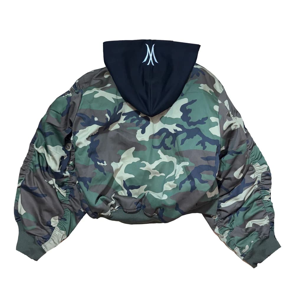 REGULAR CAMOUFLAGE BOMBER JACKET bd"mx" - view 2